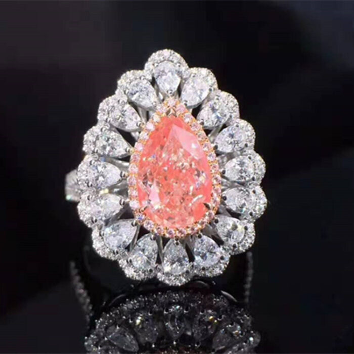 2CT VS Natural Fancy Pink Diamond Ring