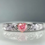 Natural Fancy Pink Diamond Ring