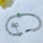Natural Fancy Green Diamond Bracelet