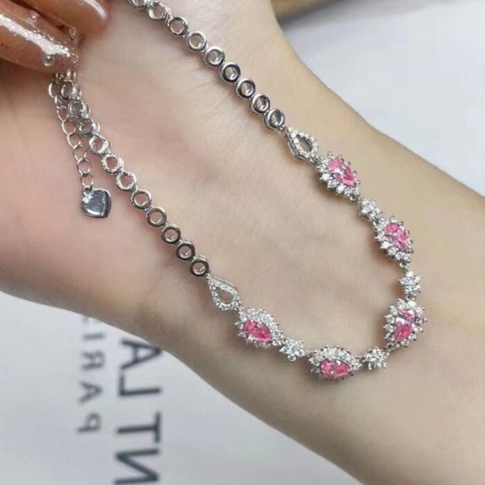 Natural Pink Diamond Bracelet