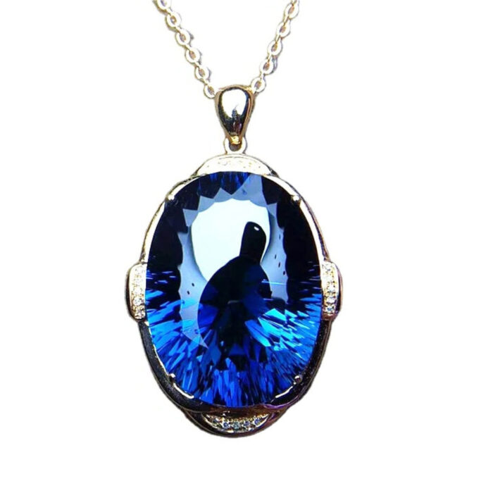 London Blue Topaz Pendant Necklace