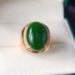 Jade Diamond Ring men