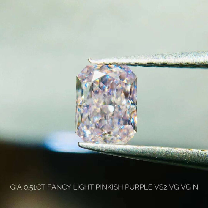 GIA Radiant cut Fancy Natural Pink Diamond